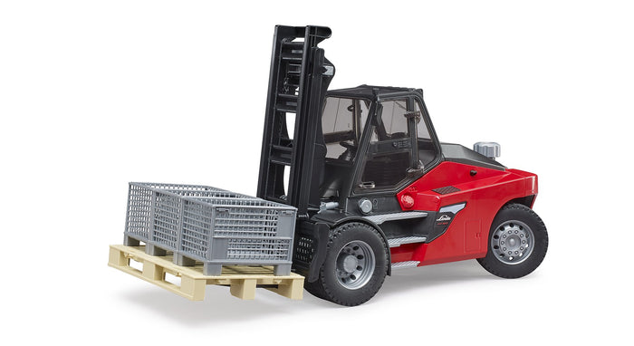 Fork Lift w Pallet and Cargo