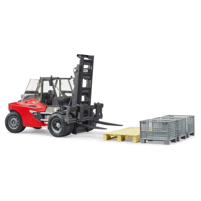 Fork Lift w Pallet and Cargo