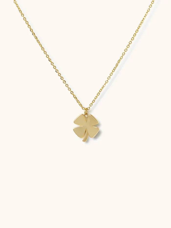 Four-Leaf Clover Lucky You Necklace