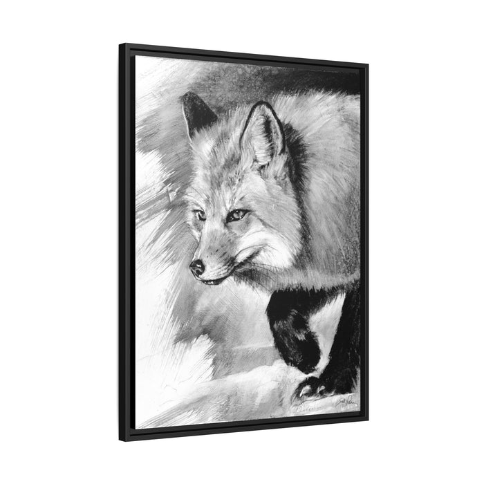 "Fox" Framed Canvas