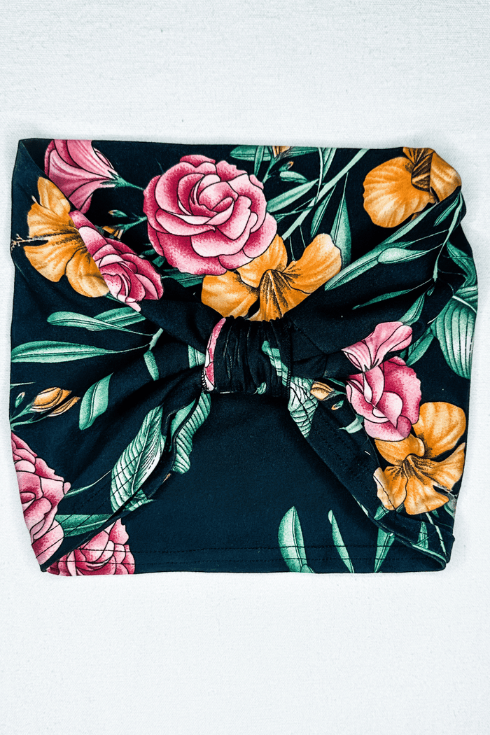 Headband Accessory in Tropical Flowers print from Diane Kroe