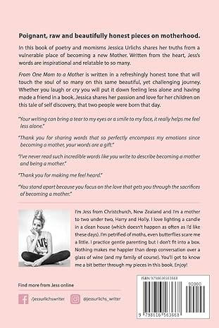 From One Mom to a Mother: Poetry & Momisms (hardcover)