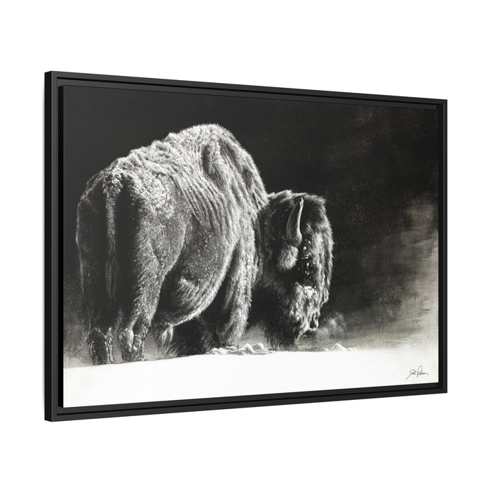 "Frosty" Framed Canvas