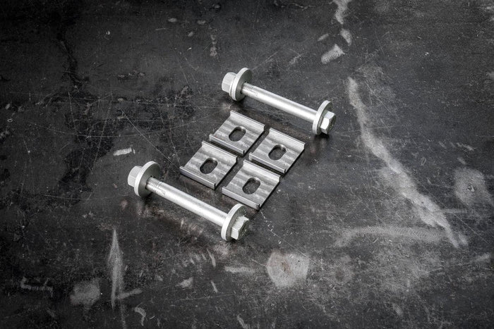 Garagistic Rear Subframe Camber and Toe Correction Brackets - E30, E28, E34, Z3-Alignment Parts-grip-drift-Half (Camber or Toe)-Include Eccentric Hardware-Garagistic-bmw