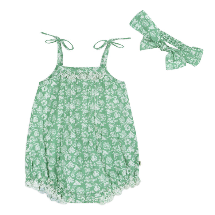 Garden Romper + Headband