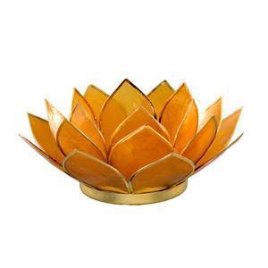 Gemstone Lotus Tea Light Holder - large