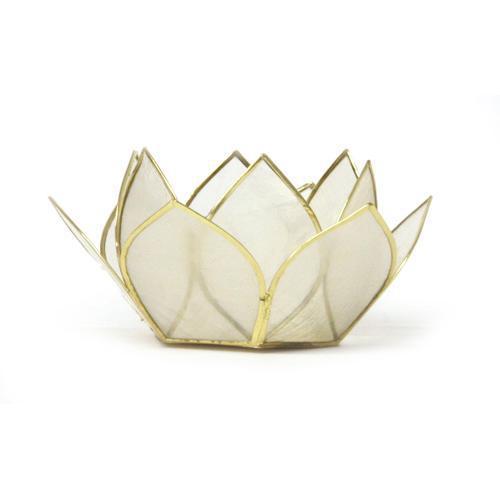Gemstone Lotus Tea Light Holder - mini
