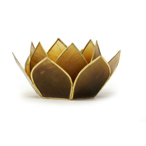 Gemstone Lotus Tea Light Holder - mini