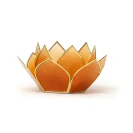 Gemstone Lotus Tea Light Holder - mini