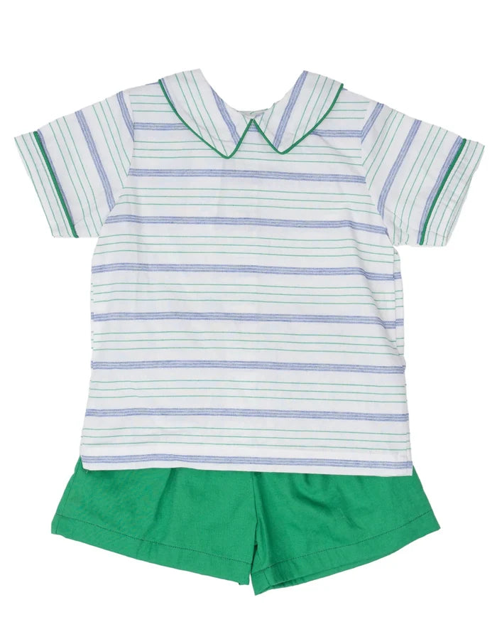 George Green Stripe Short Set