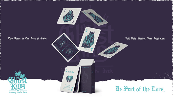 PlayingCardDecks.com-Ghost King Playing Cards USPCC