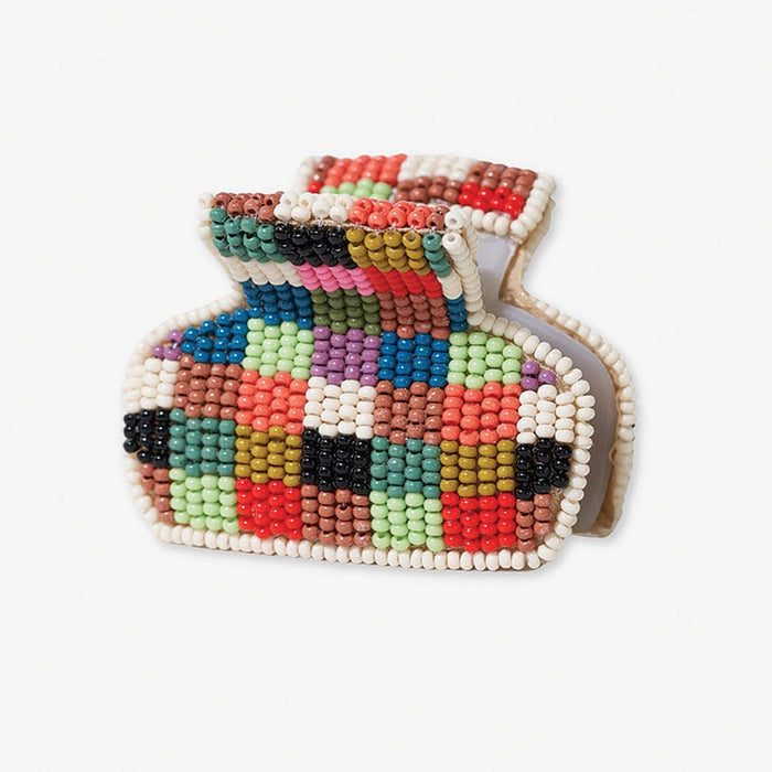 Gia Petite Multi-Color Checked Claw Multi-Check CLAW