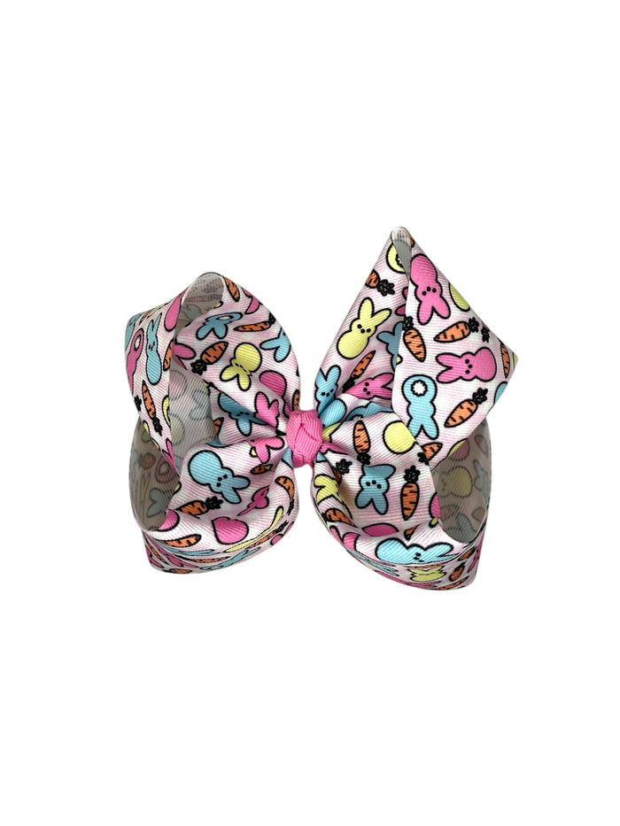 Gingham Peeps Bow