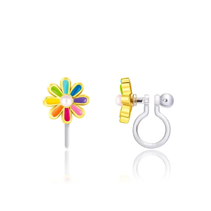 Girl Nation Clip On Earrings