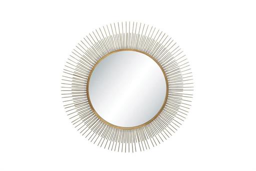 Mirror Gold Modern Sunburst Wall Mirror 36 inch UMA