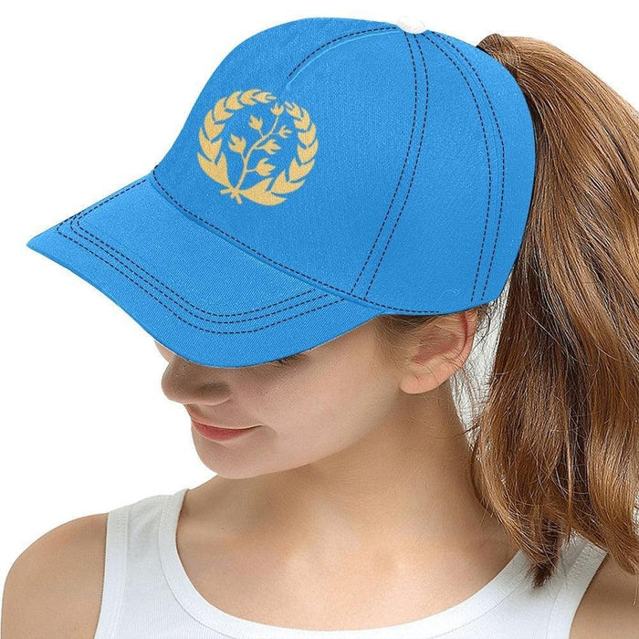 Golden Leave ERI Womens Mens Hat  Blue All Over Print Snapback Hat D - Natna Shop