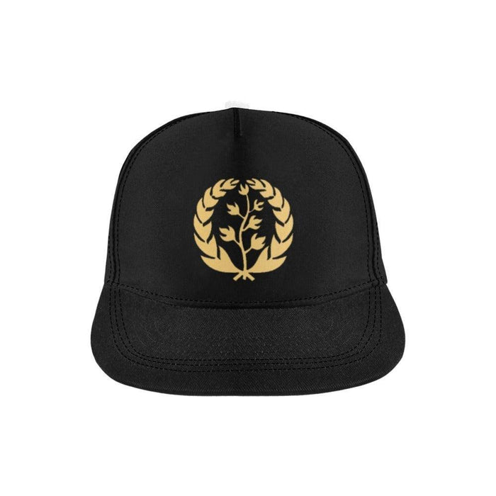Golden Leave Eritrea flag ERI womens Mens Hat Black All Over Print Snapback Hat D - Natna Shop