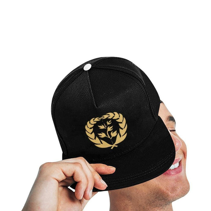 Golden Leave Eritrea flag ERI womens Mens Hat Black All Over Print Snapback Hat D - Natna Shop
