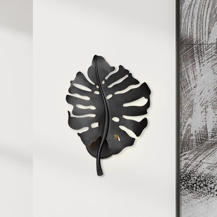 Wall Sconce Golden Lighting 1103-1W NB Aruba 1 Light Wall Sconce in Black Golden Lighting
