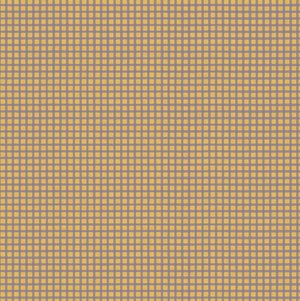 Good Boy and Kitty 81280-10 - yellow cotton with gray grid