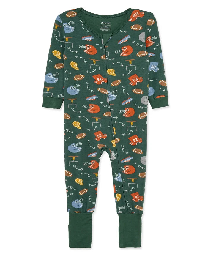 Green Football Conv Coverall