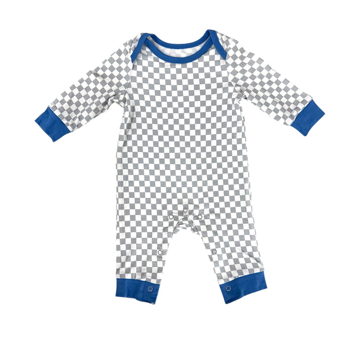 Grey Check Coverall