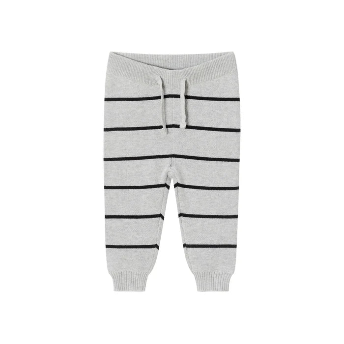 Grey Stripe Christmas Car Sweater Pant Set