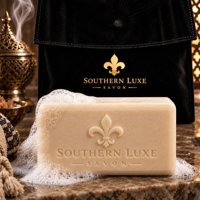 GROOM'S HAMMAM TUSSAH SILK MEN'S WEDDING BATH BAR - Southern Luxe Savon
