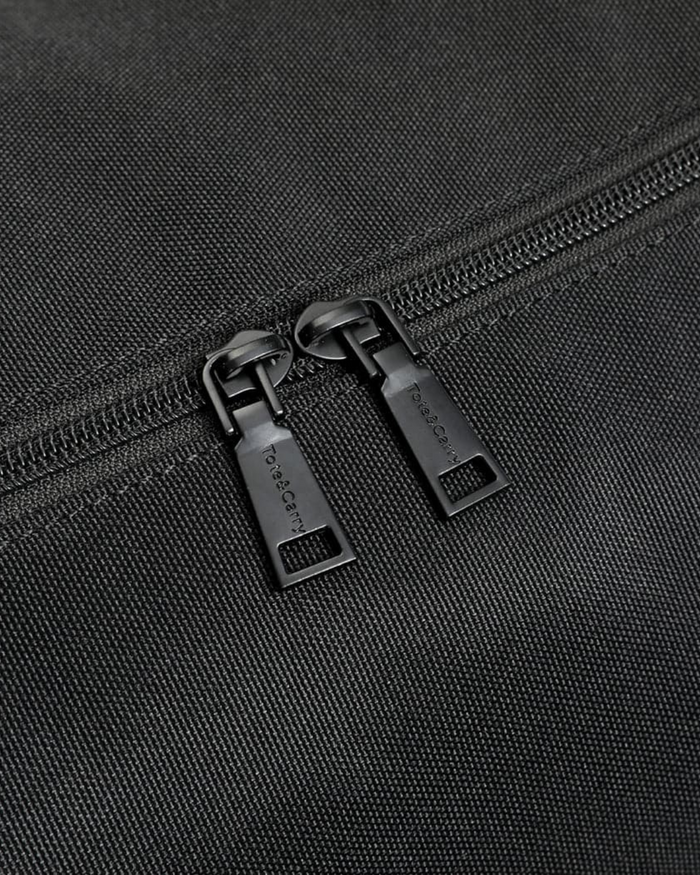 Nylon Travel Bag in Black