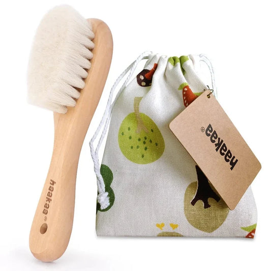 Haakaa Goat Wool Baby Hair Brush