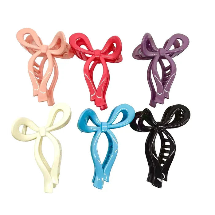 Hair Bow Shaped Hair Claw Clip