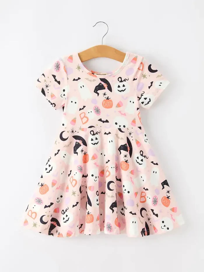 Halloween Ghost Twirl Dress