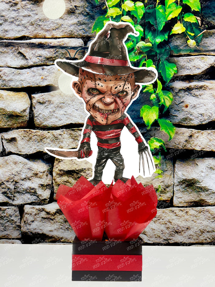 Halloween Horror Movie Theme Centerpiece Decoration | Halloween Party Table Decoration SET OF 6