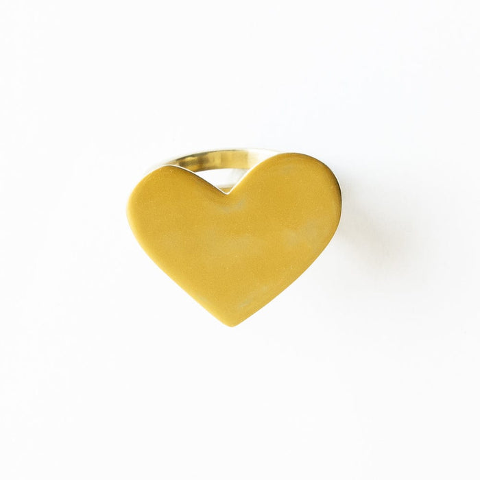 Harper Heart Bandana Ring Brass Bandana Ring