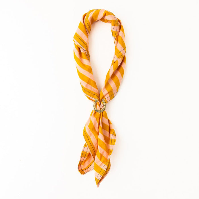 Harper Horseshoe Bandana Ring Brass Bandana Ring