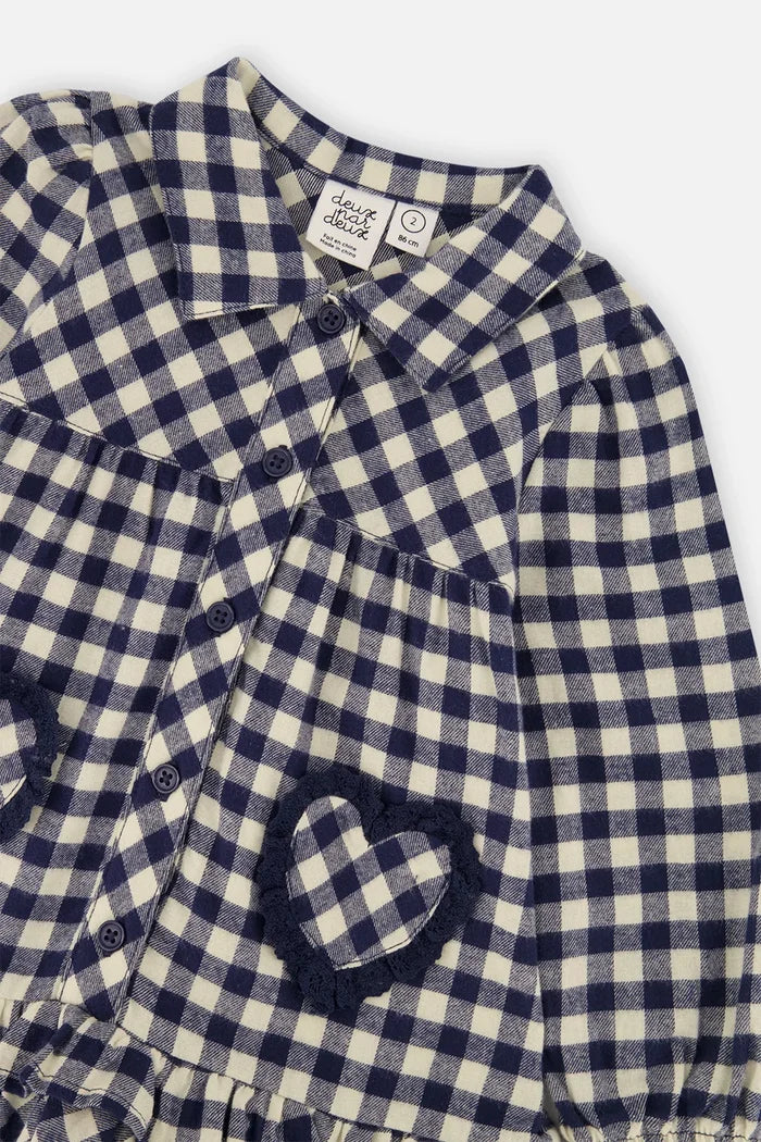 Heart Pocket Shirt Dress