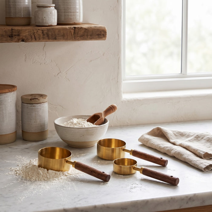 Heirloom Measuring Cup Set, styled at home