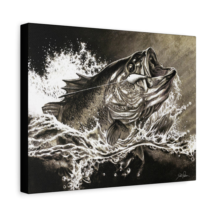 "Hooked" Stretched Canvas