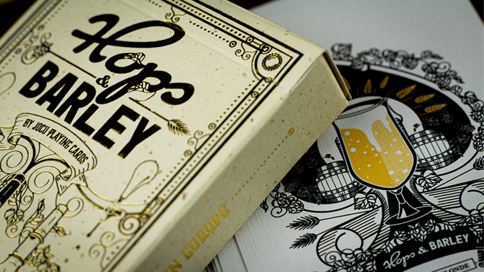 PlayingCardDecks.com-Hops & Barley Belgian Blonde Playing Cards Cartamundi