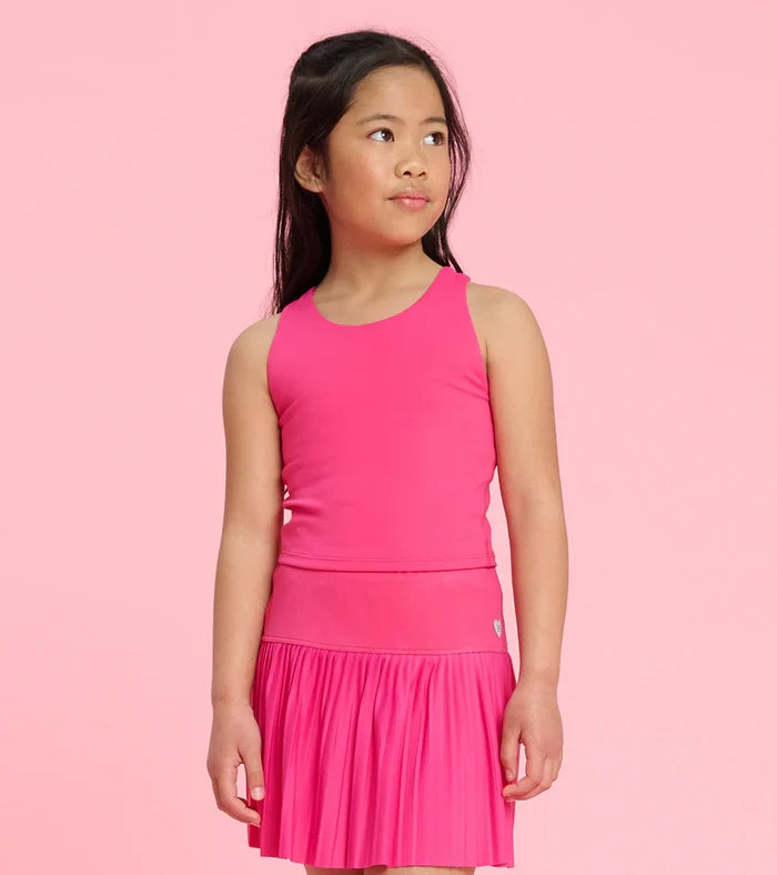 Hot Pink Tank Top with Built in Bra