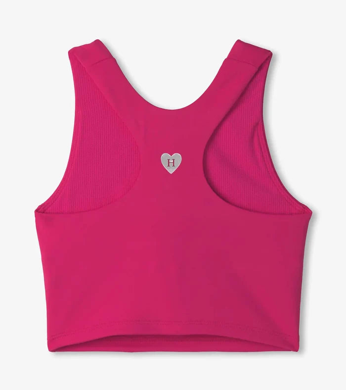 Hot Pink Tank Top with Built in Bra