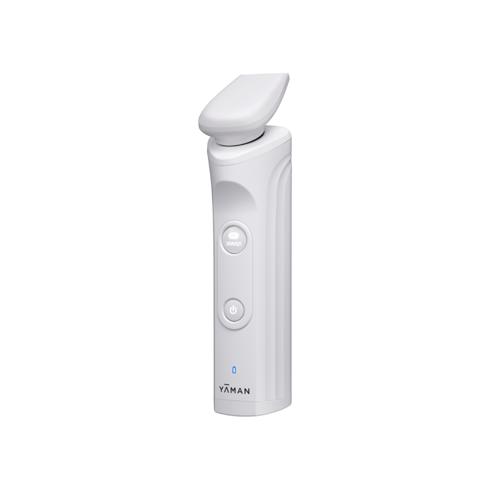 White electronic device with 'YAMAN' branding on a white background
