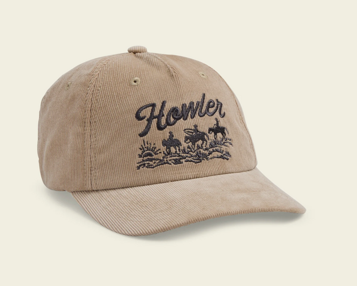 Howler Posse Hat- Khaki Corduroy