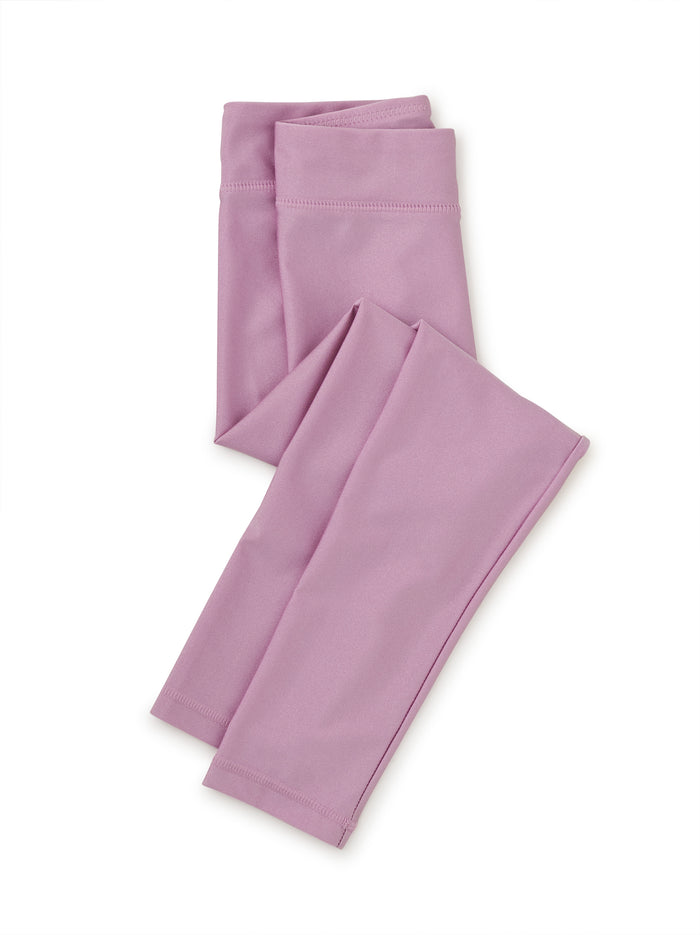 Hydrangea Pink Shiny Leggings