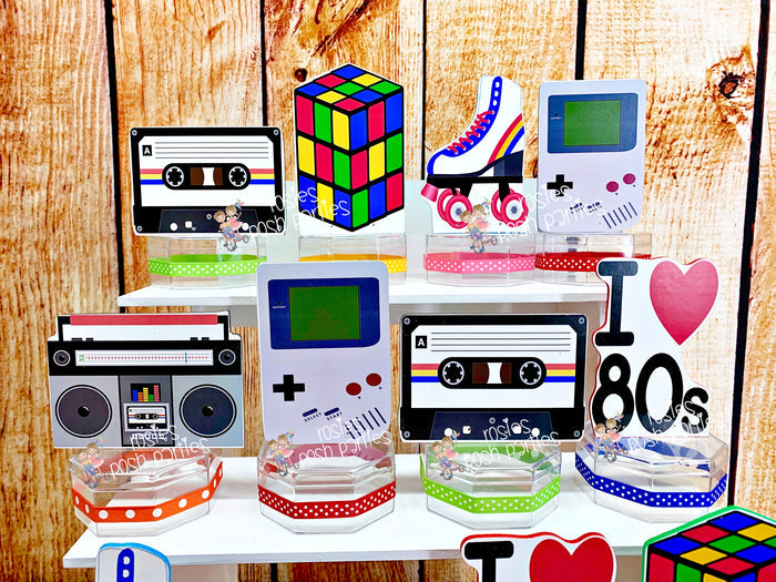 I love 80's Theme Party Decoration Favors