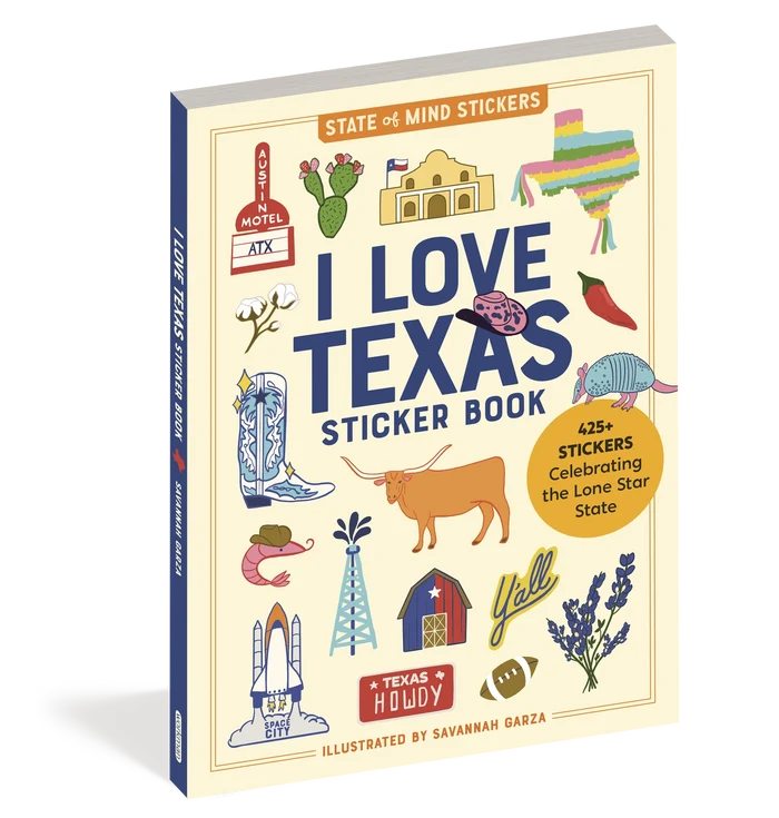I Love Texas Sticker Book