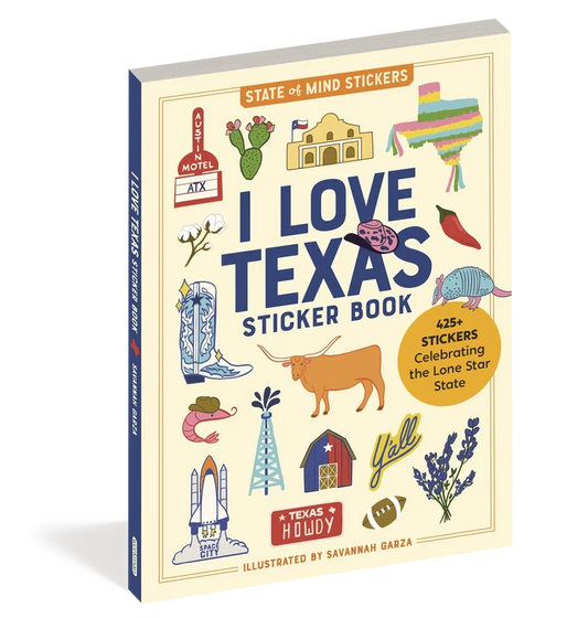 I Love Texas Sticker Book