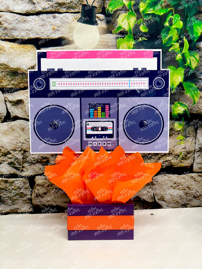 I love the 90s Theme | 90's Decades Bash | 90s Birthday Bash Party | 90s Table Centerpiece Decoration SET OF 6