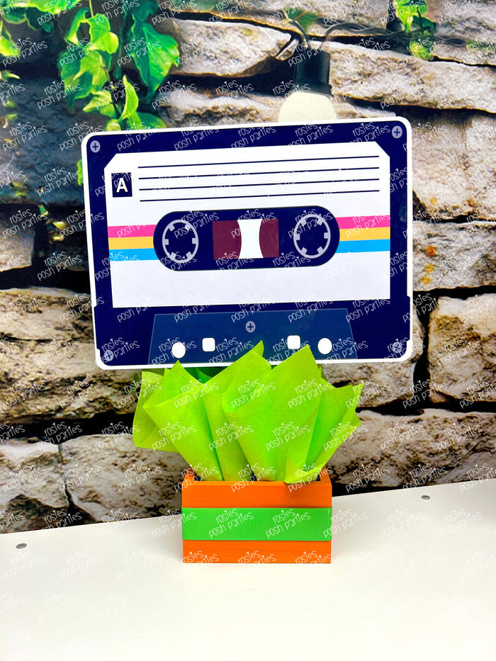 I love the 90s Theme | 90's Decades Bash | 90s Birthday Bash Party | 90s Table Centerpiece Decoration INDIVIDUAL