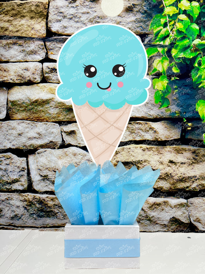 Ice Cream Sundae Theme | Ice Cream Truck Birthday or Baby Shower Table Centerpiece Decoration INDIVIDUAL